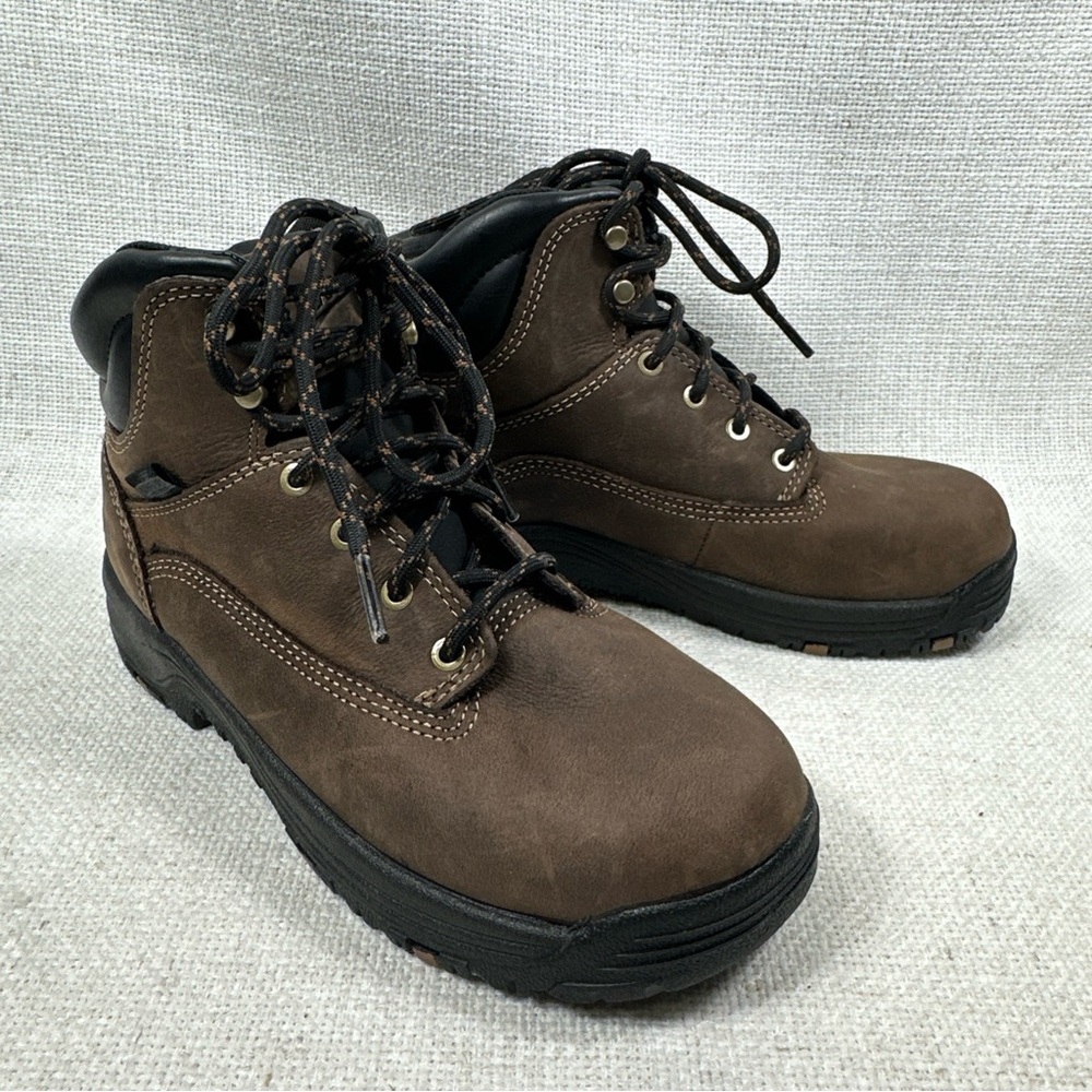 NWOB Danner Womens Size 6 W Caliper 5" Brown Leather Waterproof Work Boots